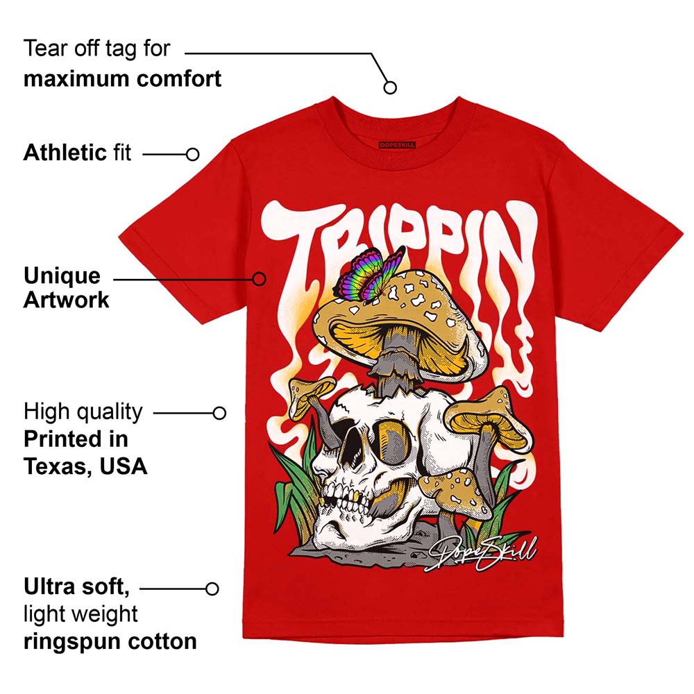 Red Collection superstreetwear Red T-shirt Trippin Graphic