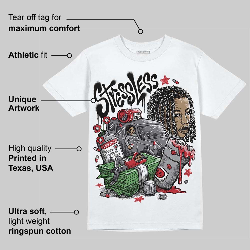 Cement Grey 3s superstreetwear T-Shirt Stressless Graphic