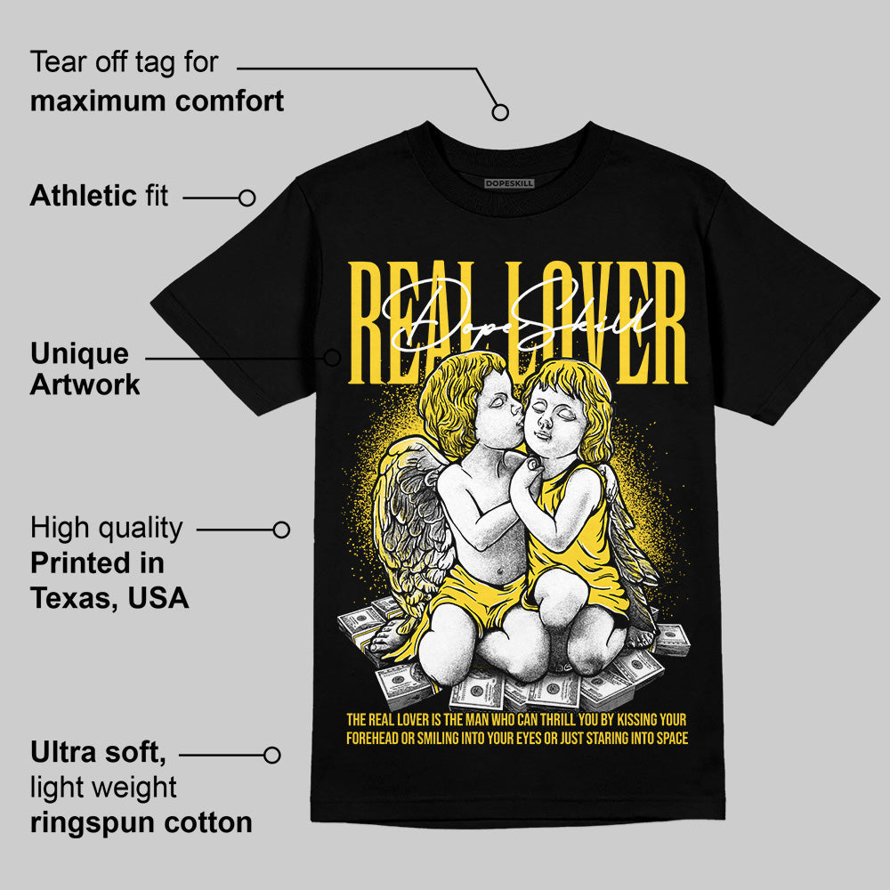 Black Tour Yellow AJ 4 Thunder superstreetwear Unisex T-Shirt Real Lover Graphic