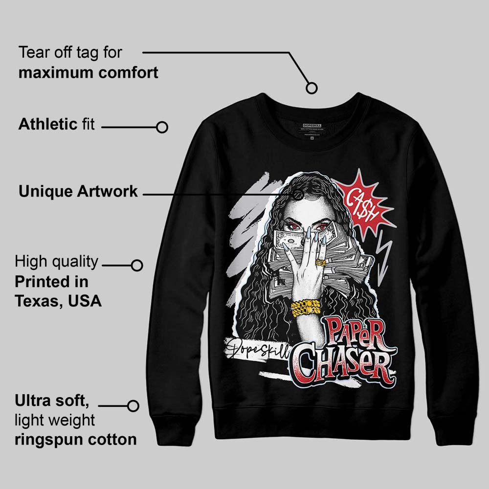 Black Metallic Reimagined 5s superstreetwear Sweatshirt NPC Graphic