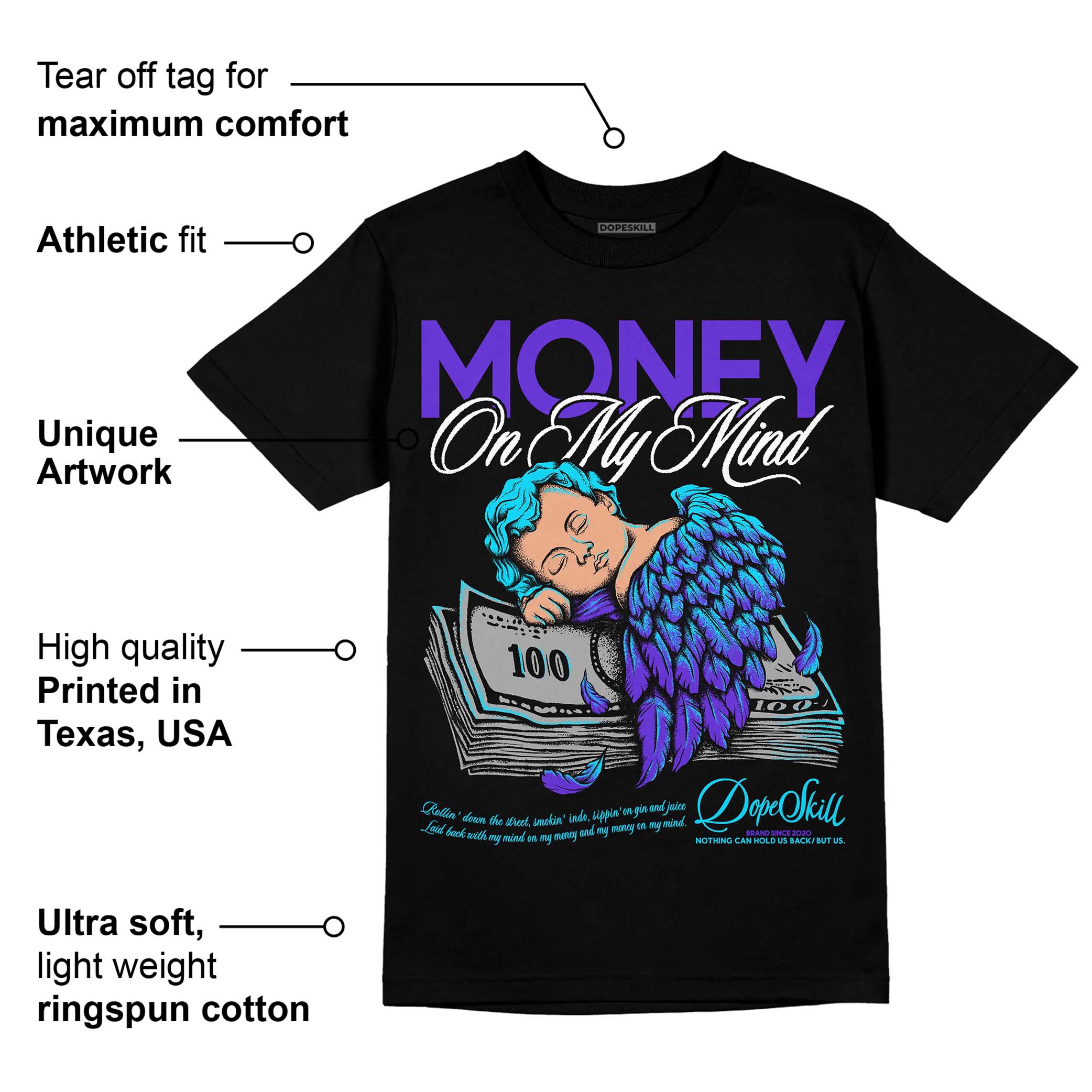 Aqua 6s superstreetwear T-Shirt MOMM Graphic