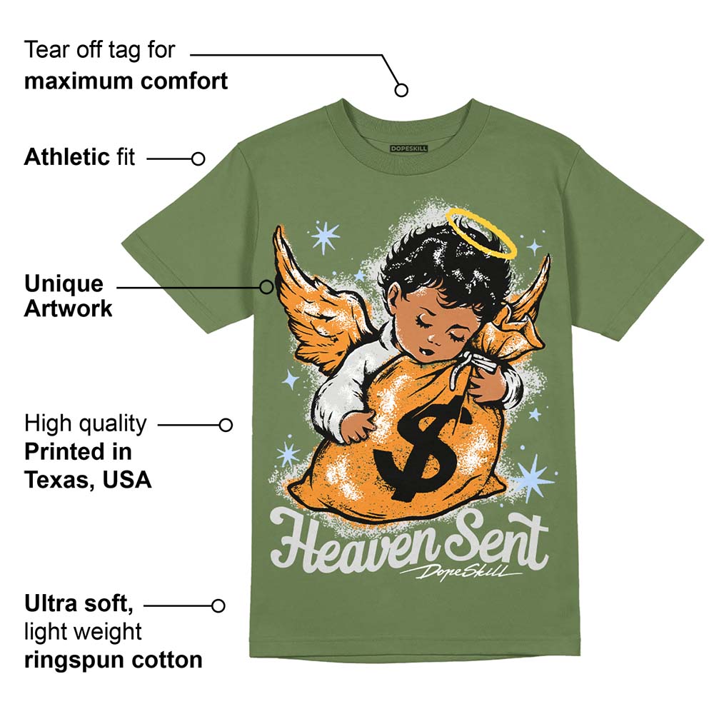 Olive 5s superstreetwear Olive T-shirt Heaven Sent Graphic