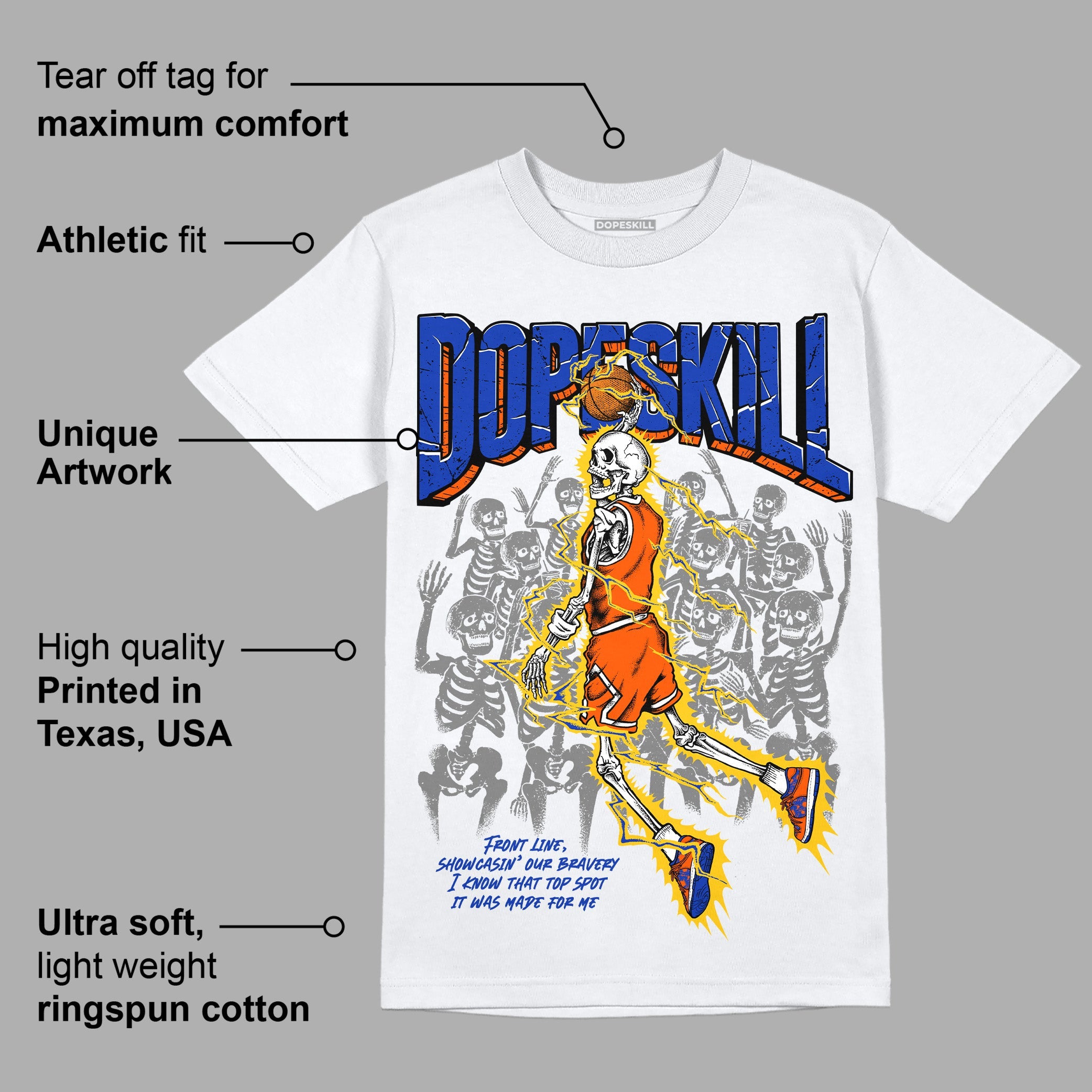 Dunk Low Futura Orange Blaze superstreetwear T-Shirt Thunder Dunk Graphic
