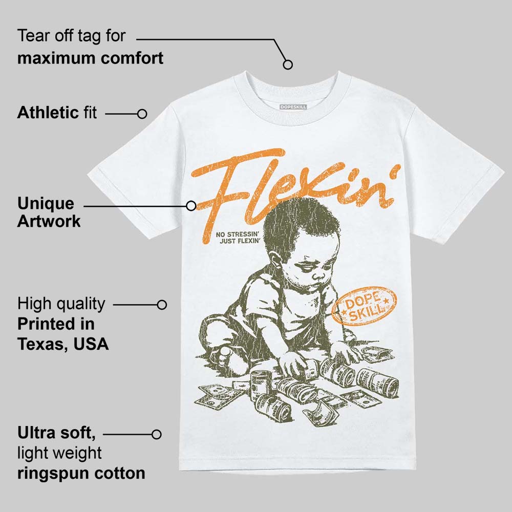 Olive 5s superstreetwear T-Shirt Flexin' Graphic