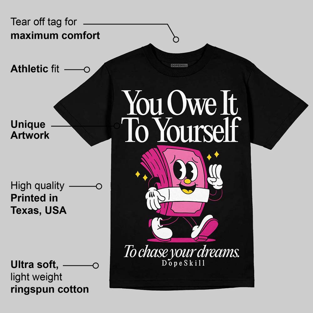 Rick RO Pink Leather Sneakers superstreetwear T-Shirt Owe It To Yourself Graphic