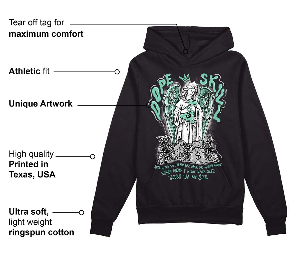 Green Glow 3s superstreetwear Hoodie Sweatshirt Angels Graphic
