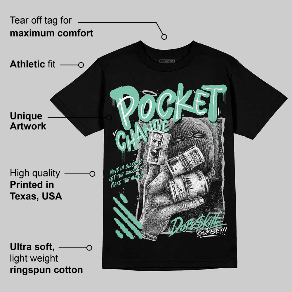Green Glow 3s superstreetwear T-Shirt Pocket Change Graphic