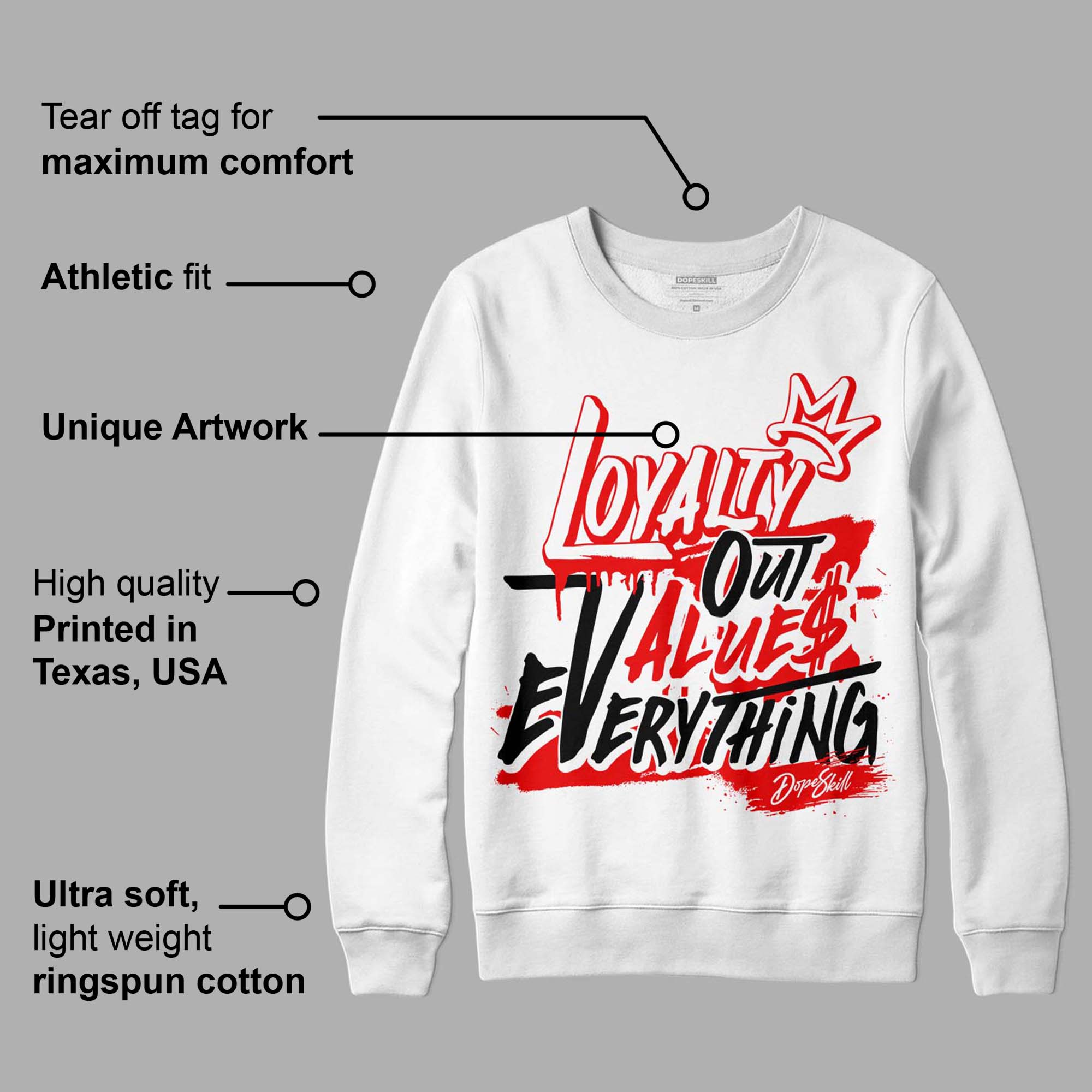 Cherry 12s superstreetwear Sweatshirt LOVE Graphic