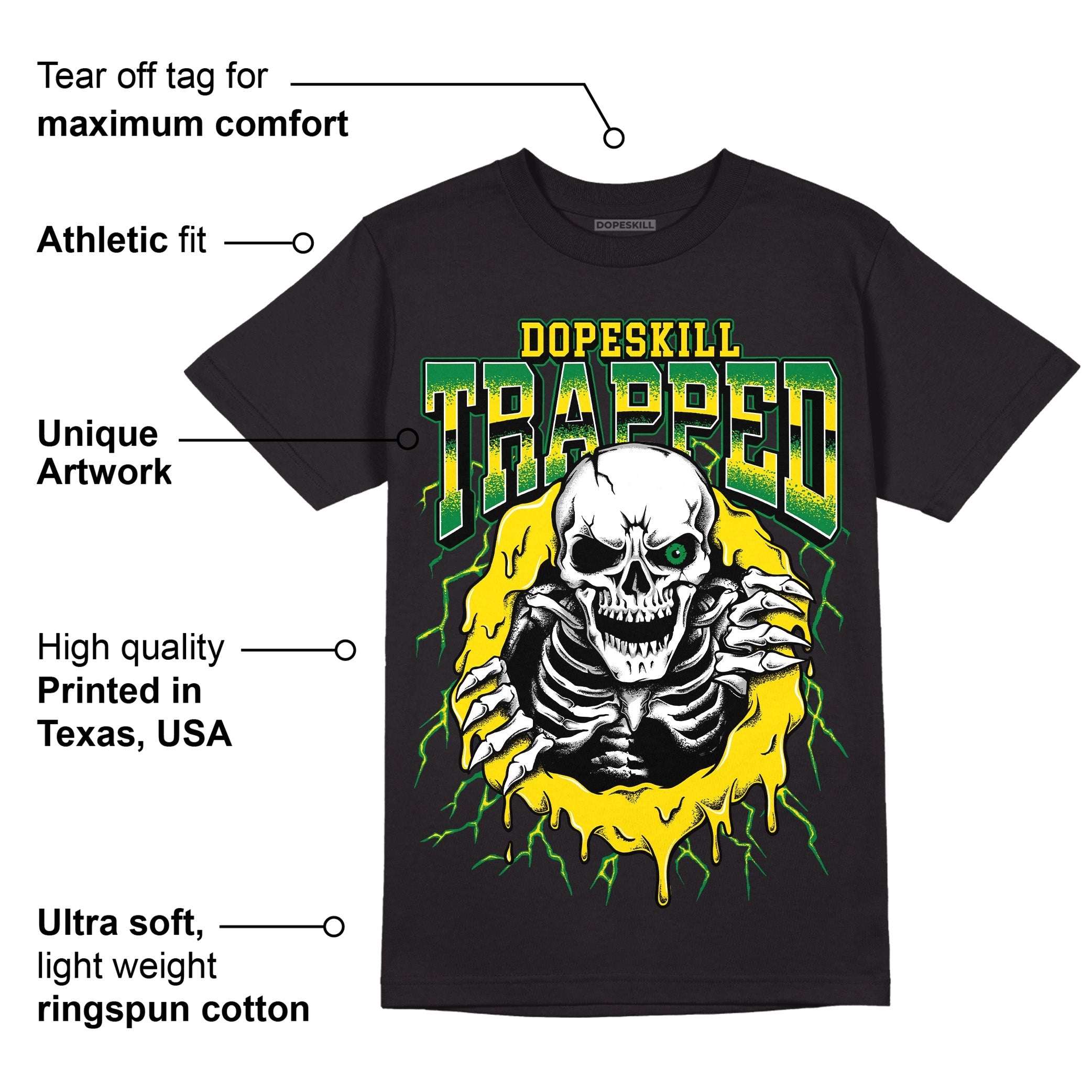 Dunk Low Reverse Brazil superstreetwear T-Shirt Trapped Halloween Graphic