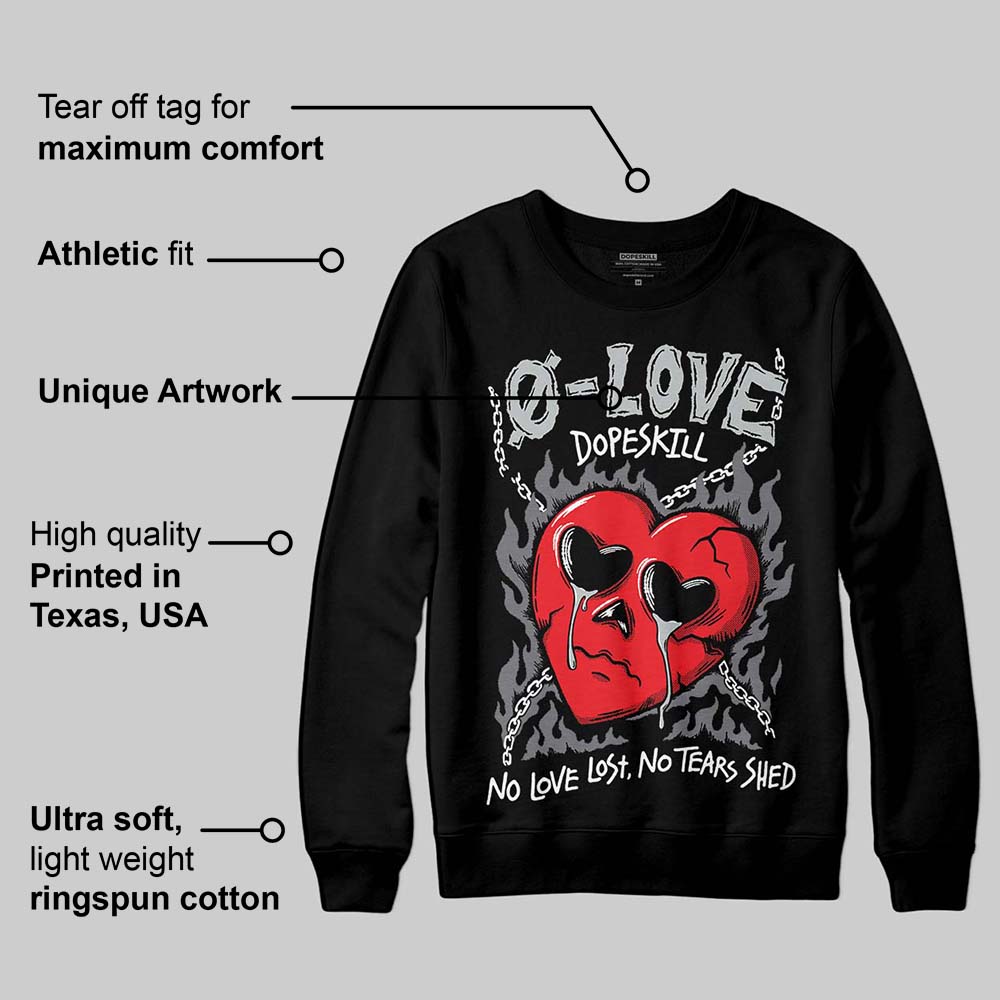 Fear 4s superstreetwear Sweatshirt Crying Heart Graphic