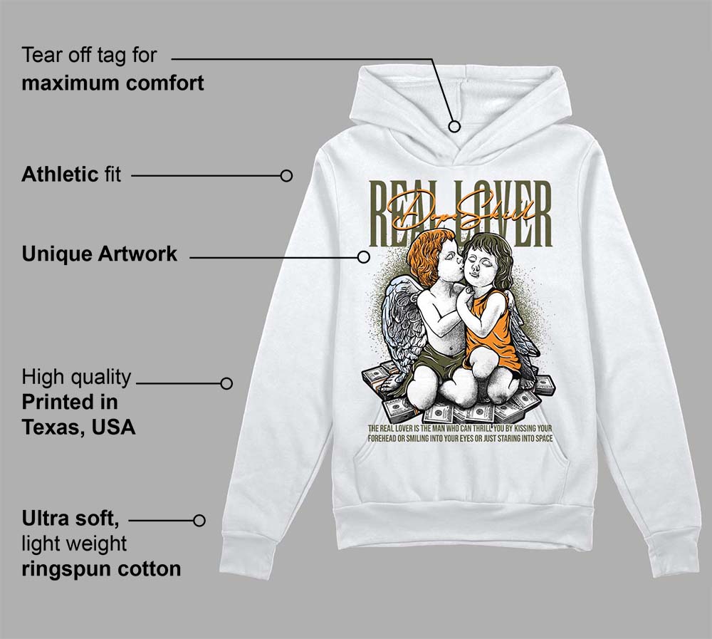 Olive 5s superstreetwear Hoodie Sweatshirt Real Lover Graphic