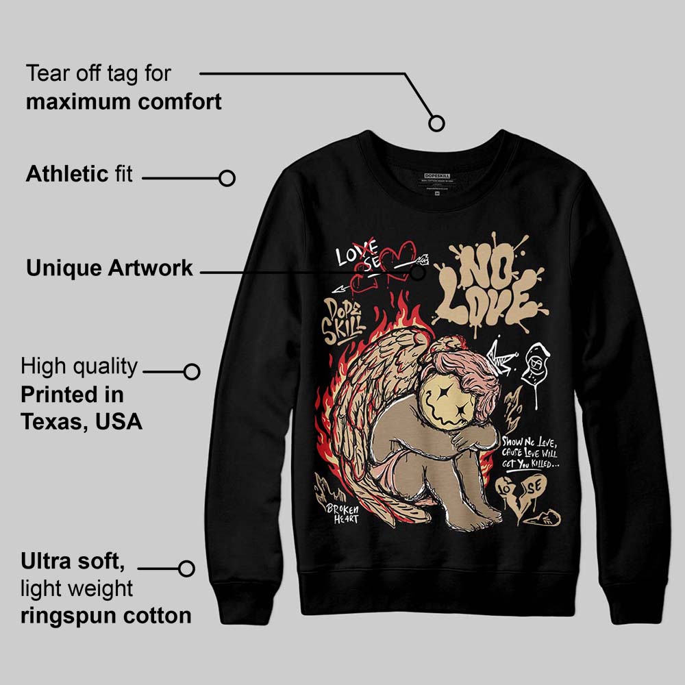 TAN Collection superstreetwear Sweatshirt No Love Graphic