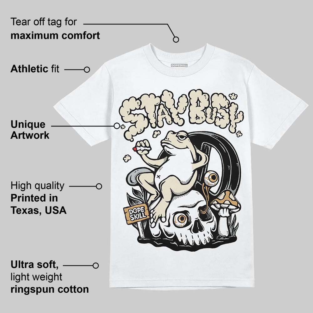 Reverse Metallic 5s superstreetwear T-Shirt Stay Busy Graphic
