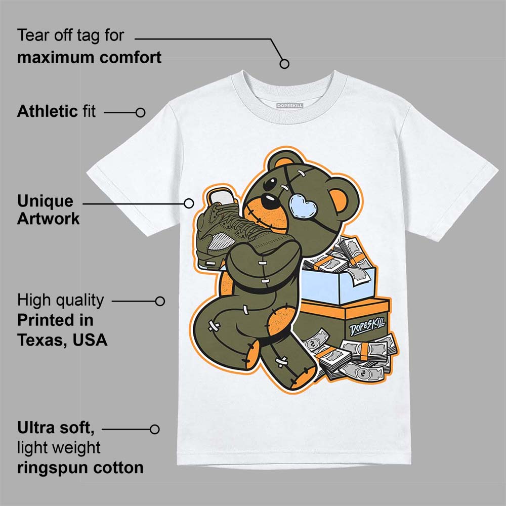 Olive 5s superstreetwear T-Shirt Bear Steals Sneaker Graphic