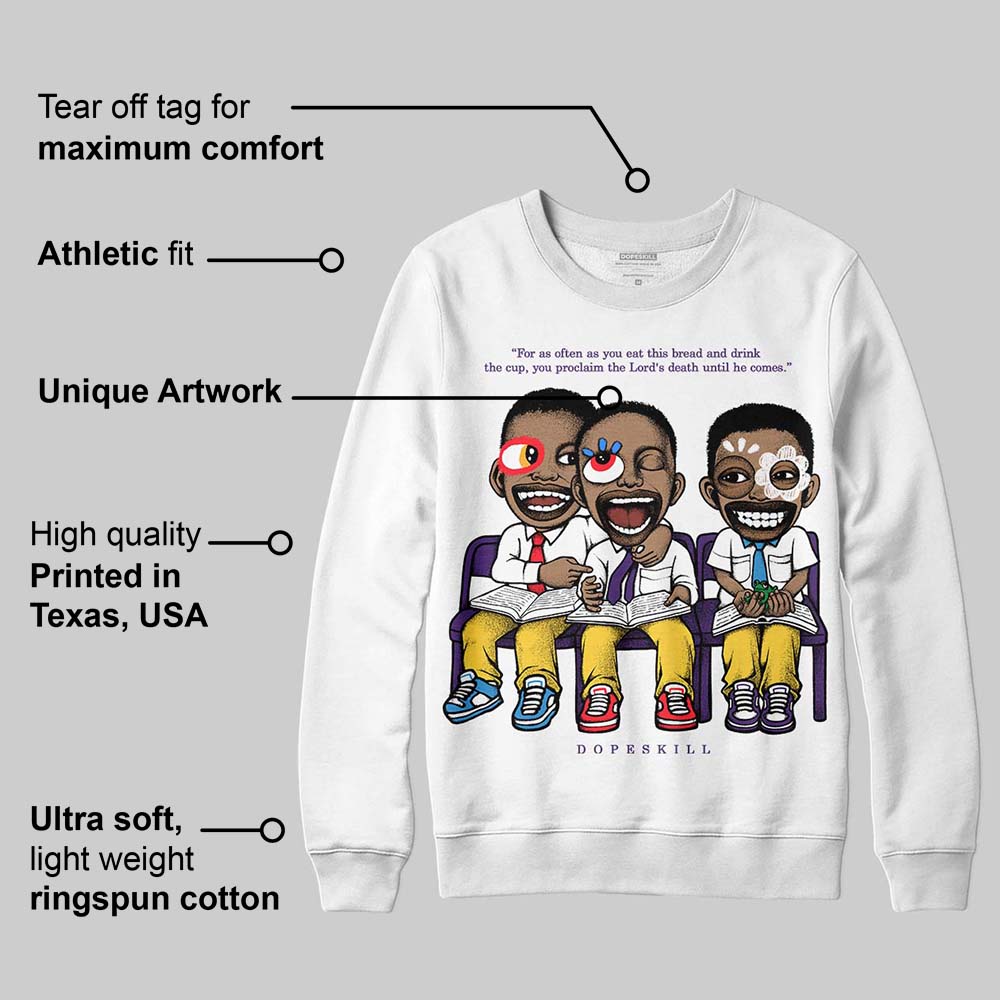 Field Purple 12s superstreetwear Sweatshirt First Sunday Graphic