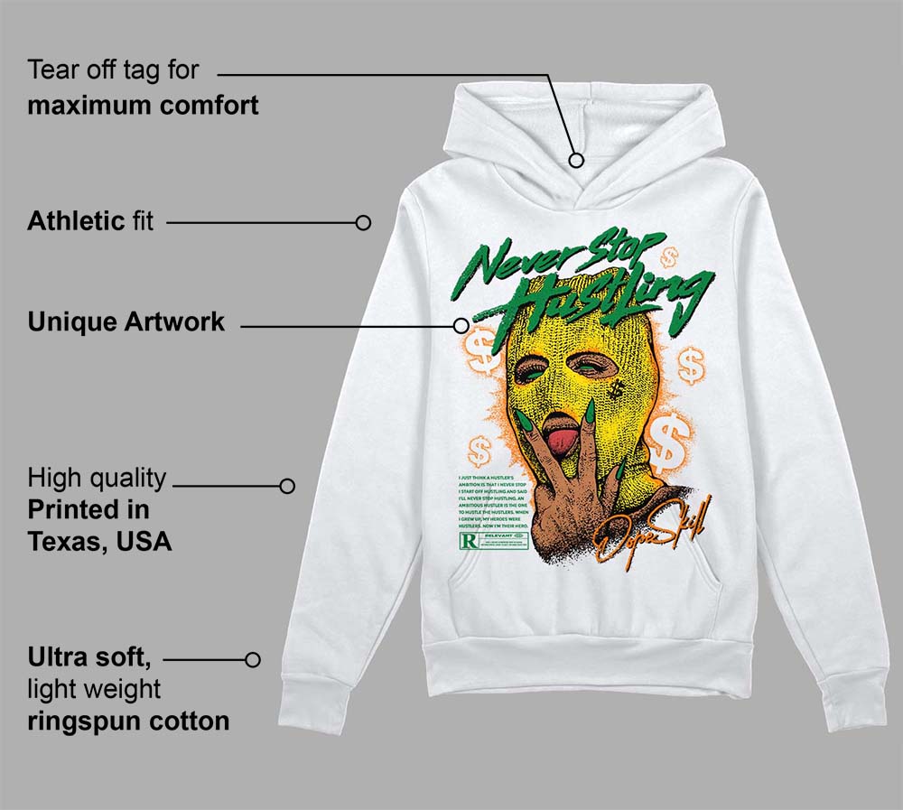Dunk Reverse Brazil superstreetwear Hoodie Sweatshirt Never Stop Hustling Graphic