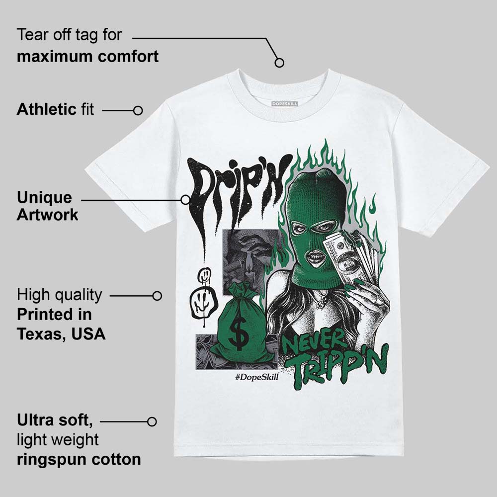 GT-2160 Shamrock Green superstreetwear T-Shirt Drip'n Never Tripp'n Graphic