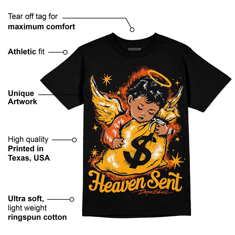 Black Taxi 12s superstreetwear T-Shirt Heaven Sent Graphic