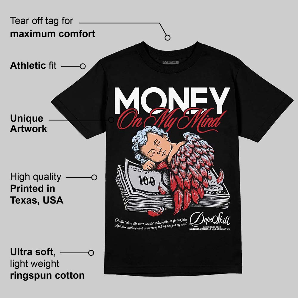 Black Metallic Reimagined 5s superstreetwear T-Shirt MOMM Graphic
