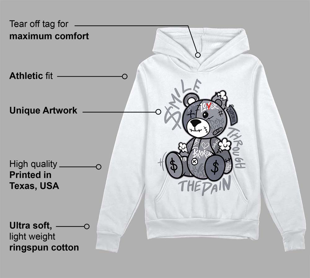 Stealth 14s superstreetwear Hoodie Sweatshirt Smile Through The Pain Graphic