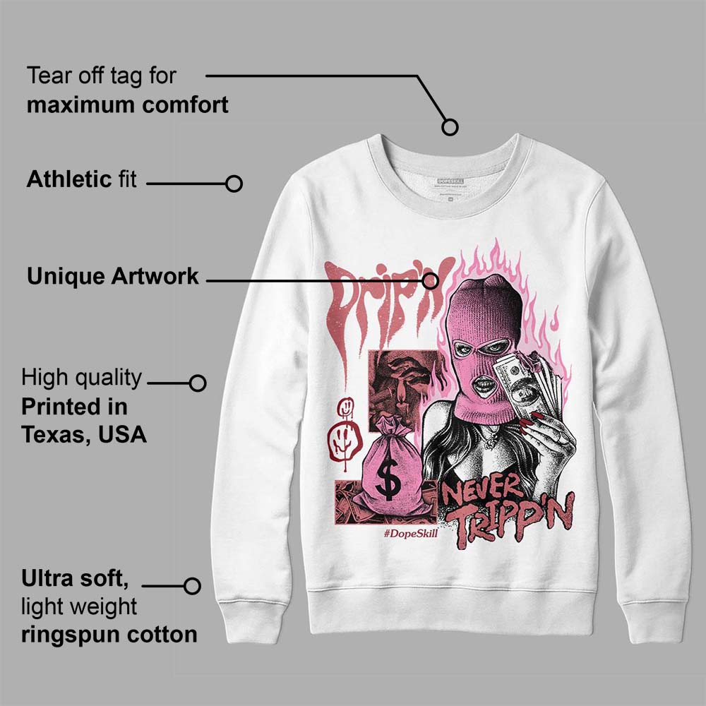 Valentine's Day Collection superstreetwear Sweatshirt Drip'n Never Tripp'n Graphic