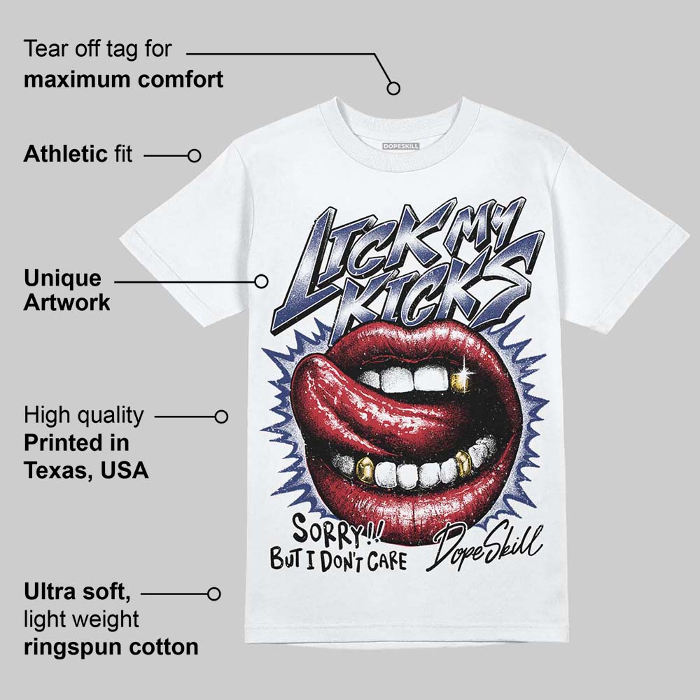 Rare Air Deep Royal Blue 1s superstreetwear T-Shirt Lick My Kicks Graphic