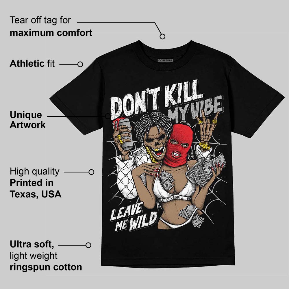 White Thunder 4s superstreetwear T-Shirt Don't Kill My Vibe Graphic