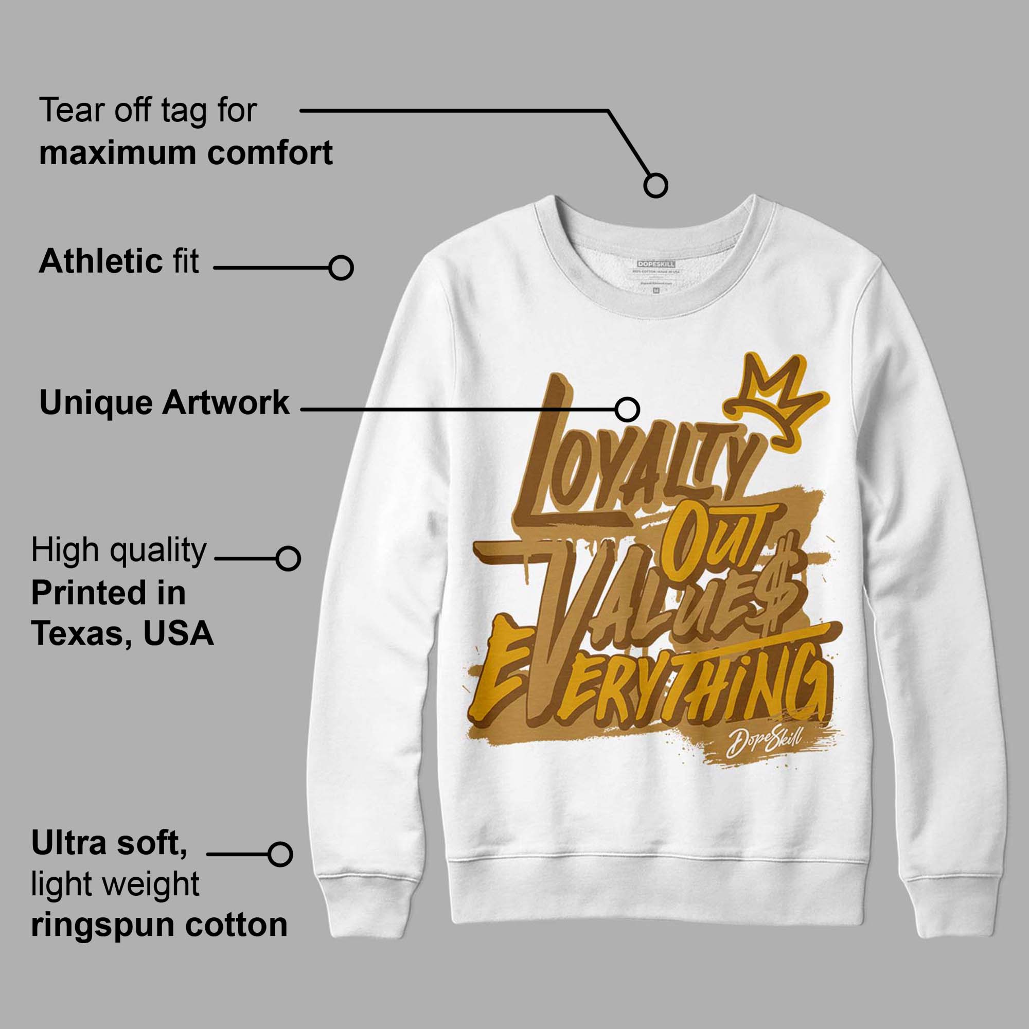 Wheat 13s superstreetwear Sweatshirt LOVE Graphic