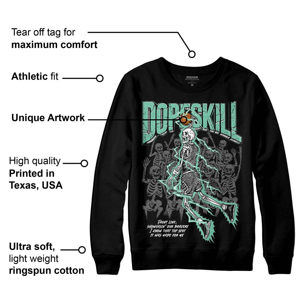Green Glow 3s superstreetwear Sweatshirt Thunder Dunk Graphic