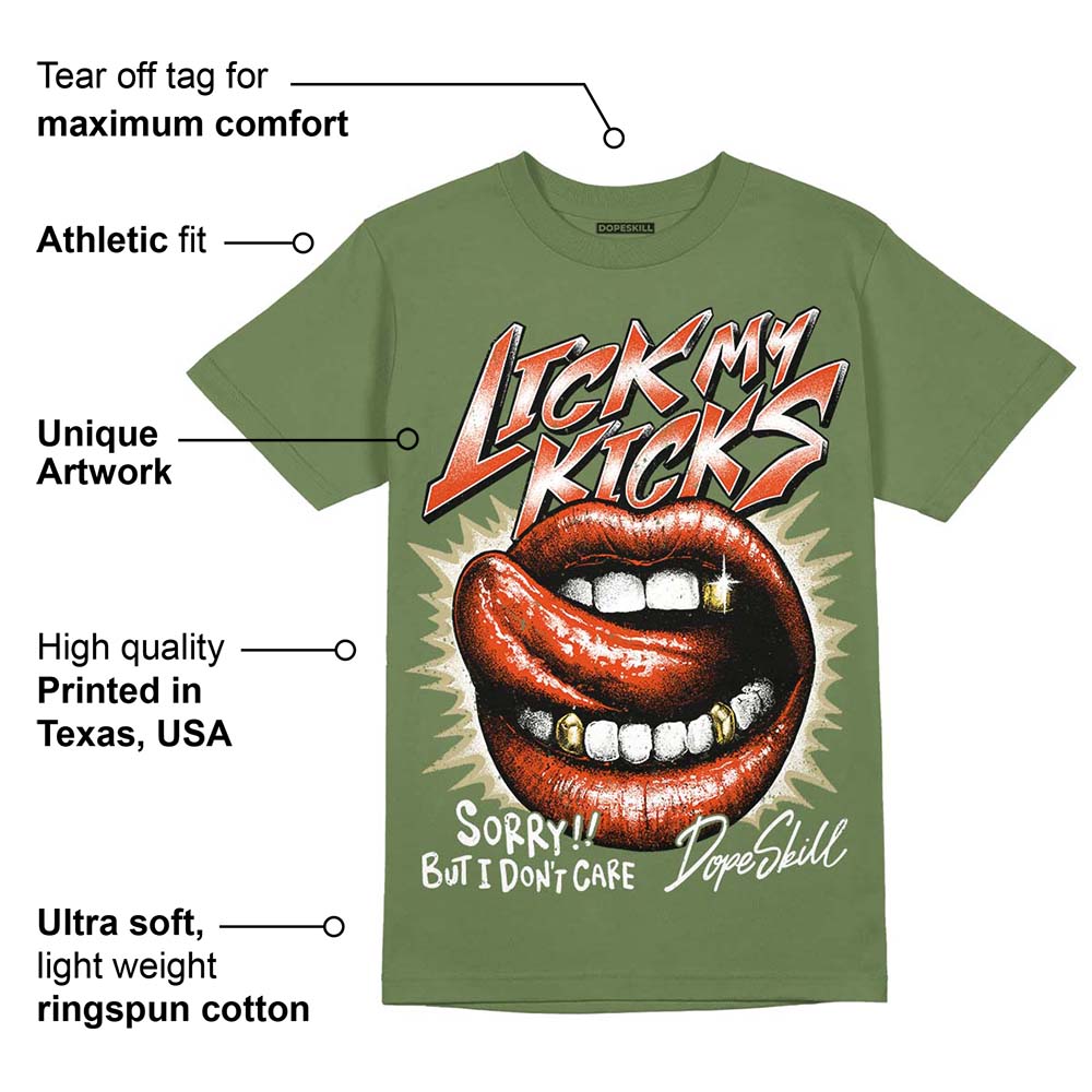 Olive Collection superstreetwear Olive T-shirt Lick My Kicks Graphic