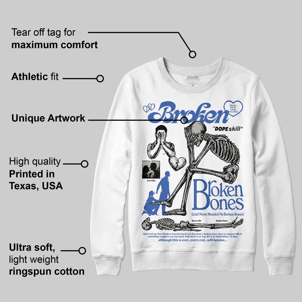 Lucky Shorts 3s superstreetwear Sweatshirt Broken Bones Graphic