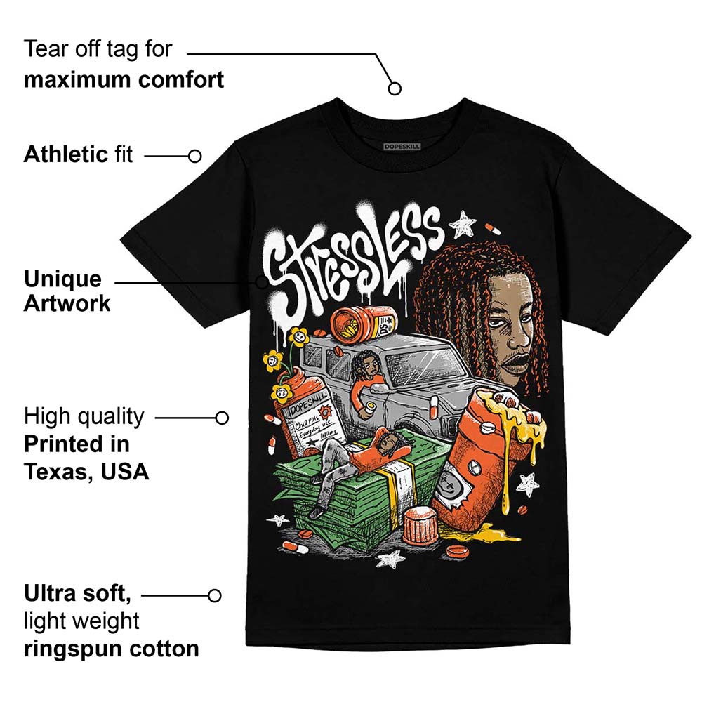 Georgia Peach 3s superstreetwear T-Shirt Stressless Graphic