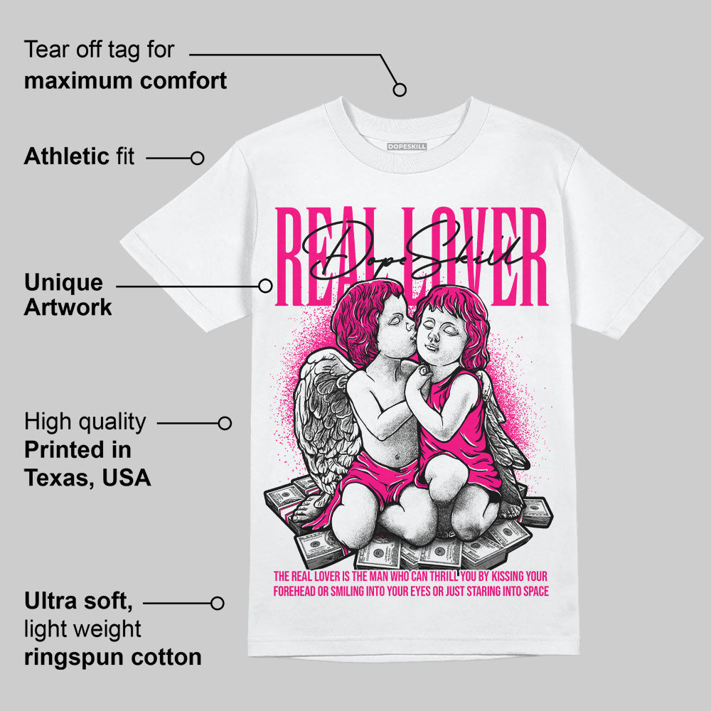 Fierce Pink 1s superstreetwear T-Shirt Real Lover Graphic