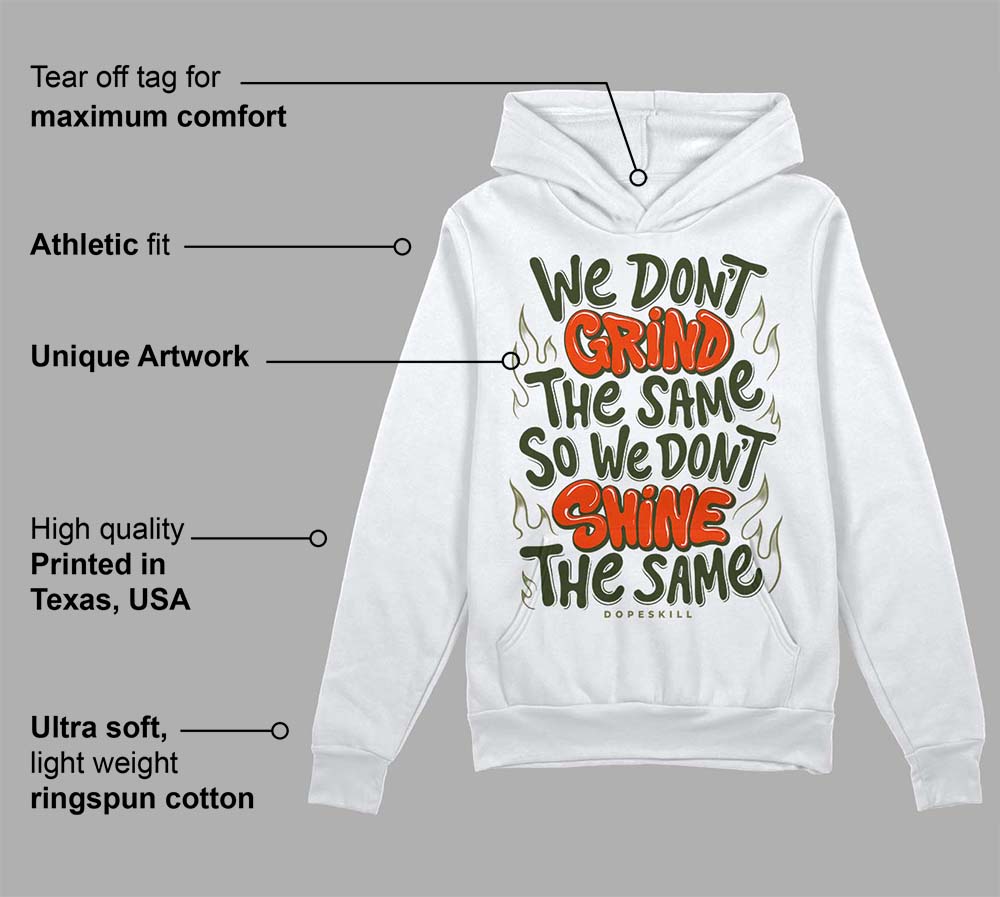 Olive Collection superstreetwear Hoodie Sweatshirt Grind Shine Graphic