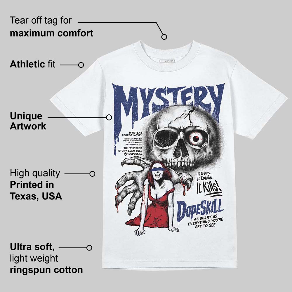 Rare Air Deep Royal Blue 1s superstreetwear T-Shirt Mystery Ghostly Grasp Graphic
