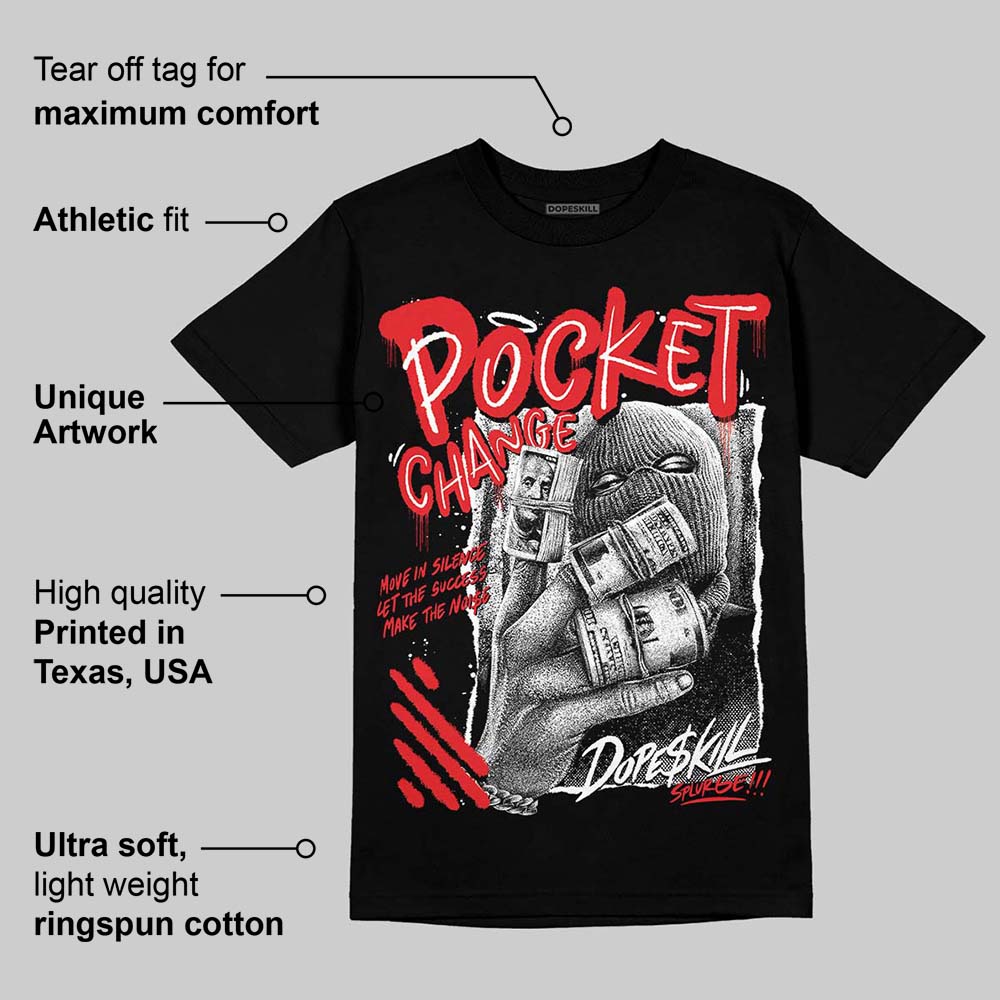 Dunk Panda White Black superstreetwear T-Shirt Pocket Change Graphic