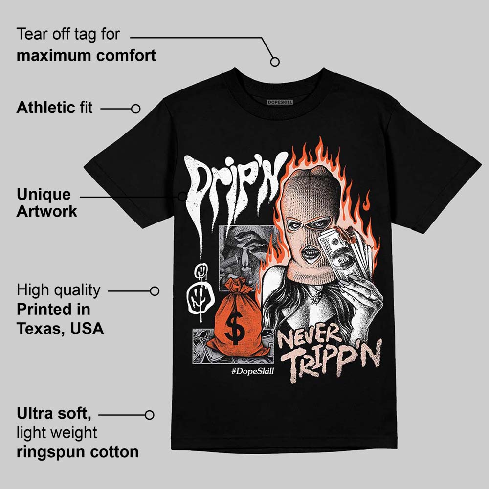 1130 Oyster Grey superstreetwear T-Shirt Drip'n Never Tripp'n Graphic