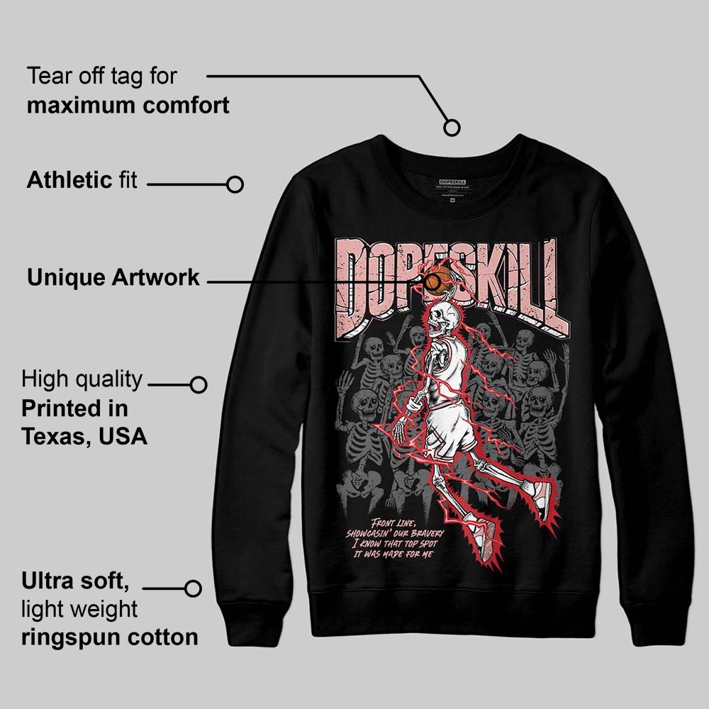 Rust Pink 1s 2025 superstreetwear Sweatshirt Thunder Dunk Graphic