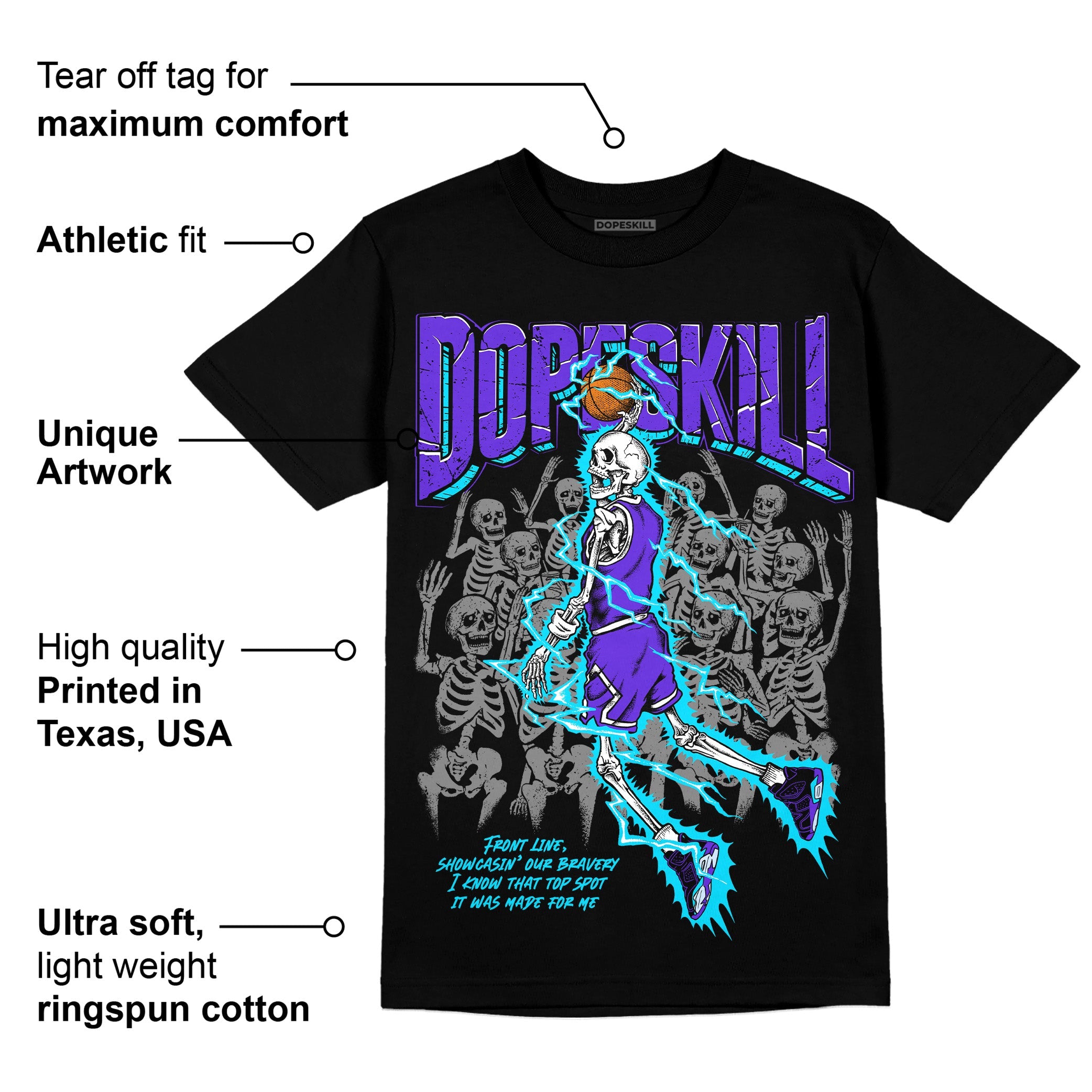 Aqua 6s superstreetwear T-Shirt Thunder Dunk Graphic