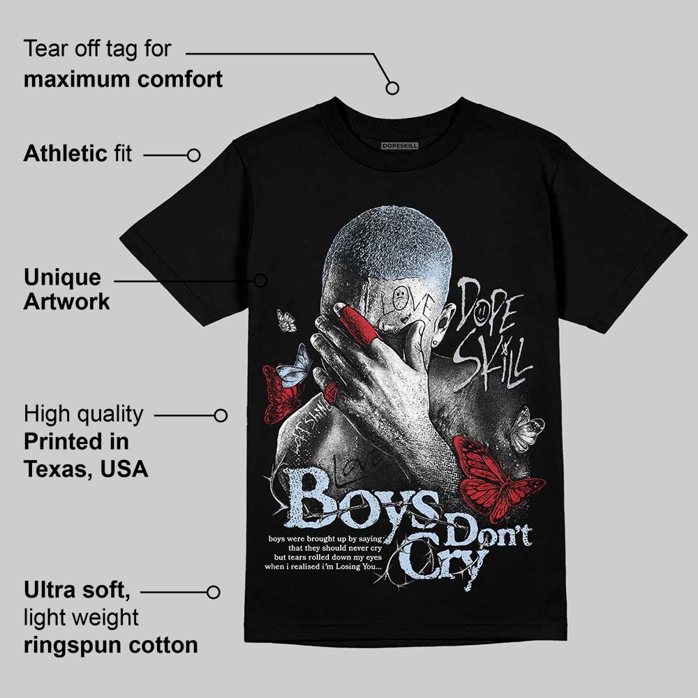 Black Metallic Reimagined 5s superstreetwear T-Shirt Boys Don't Cry Graphic