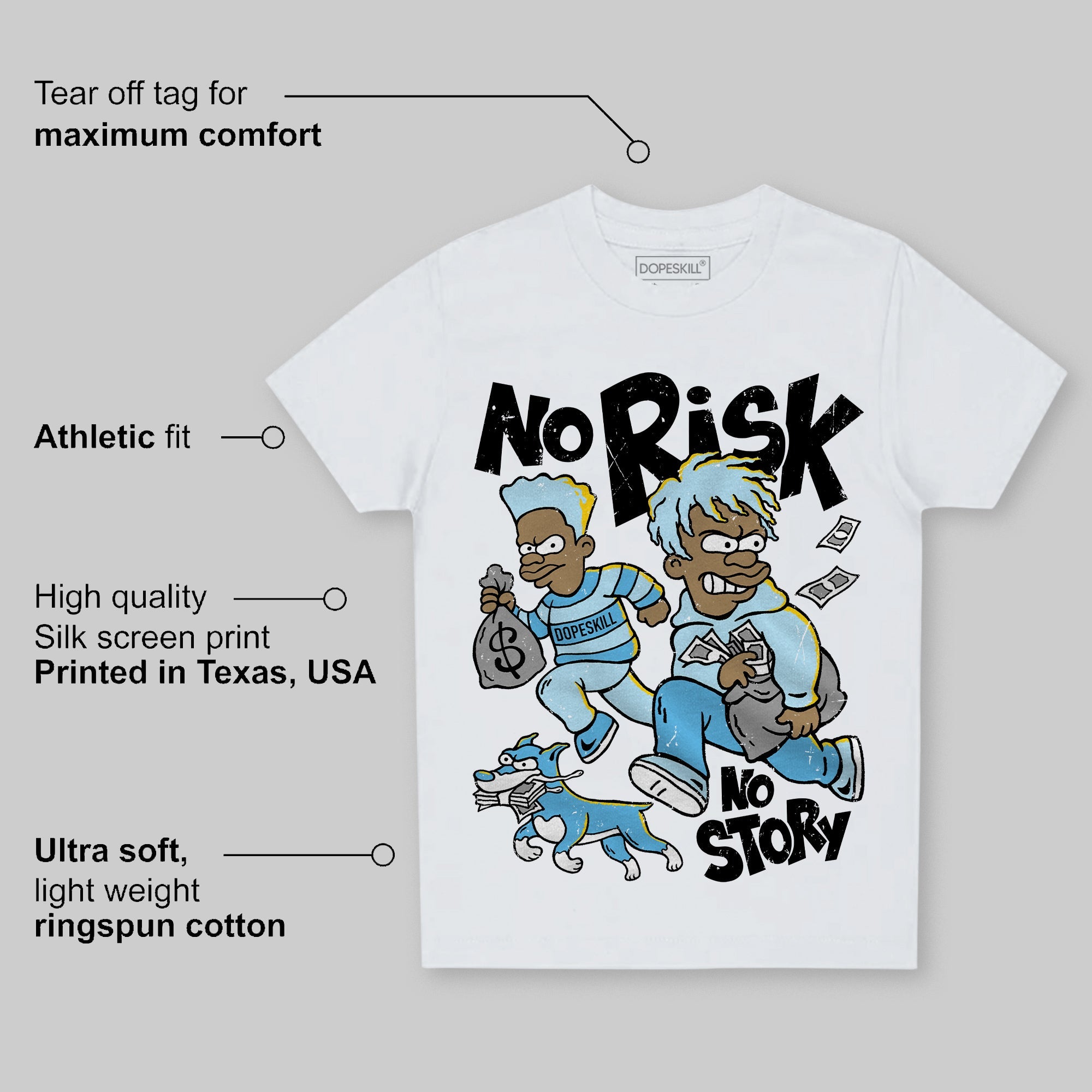 Legend Blue 11s superstreetwear Toddler Kids T-shirt No Risk No Story Graphic