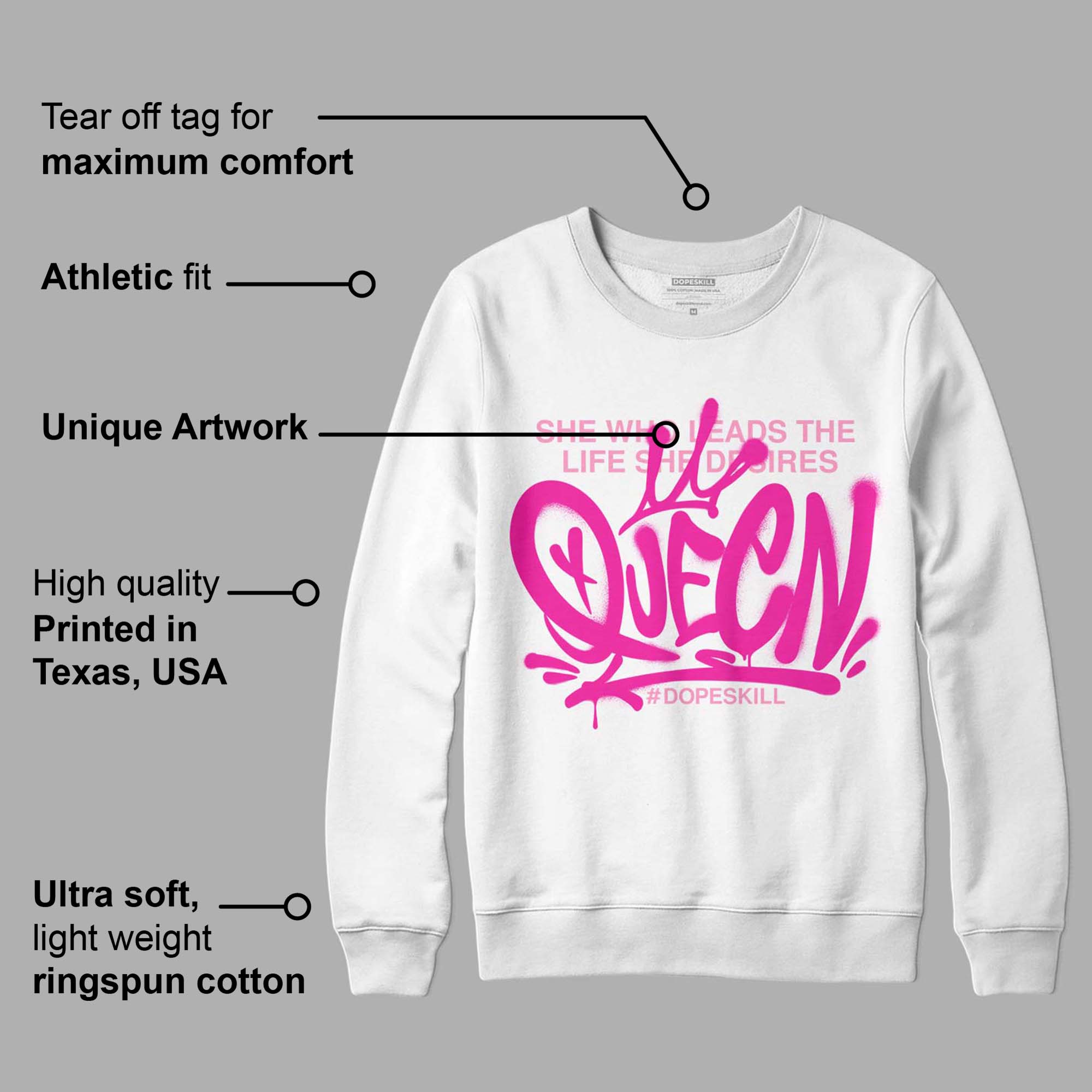 Triple Pink Dunk Low superstreetwear Sweatshirt Queen Graphic