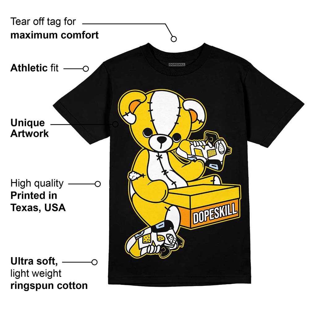 Yellow Ochre 6s superstreetwear T-Shirt Sneakerhead BEAR Graphic