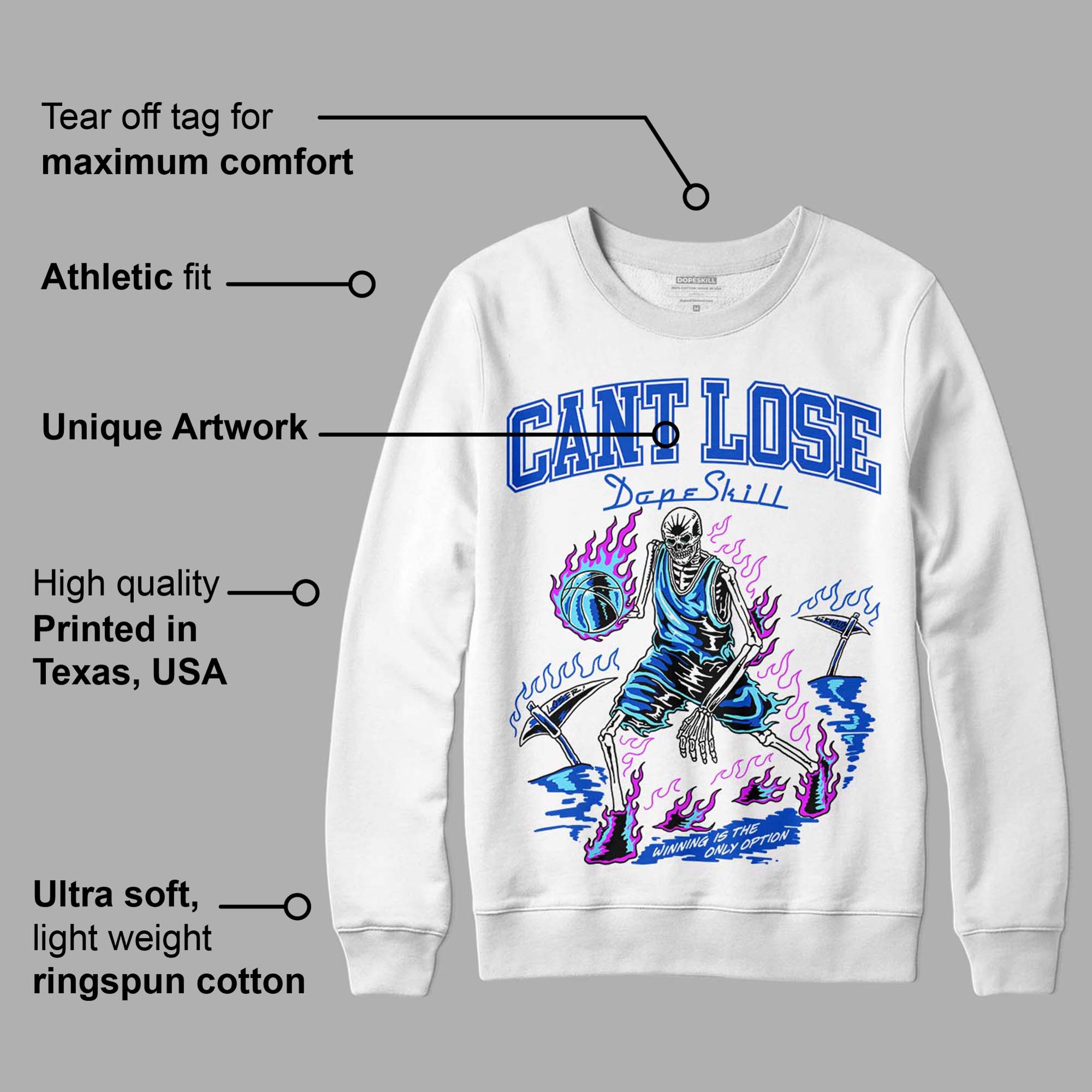 SB Dunk Argon superstreetwear Sweatshirt Cant Lose Graphic