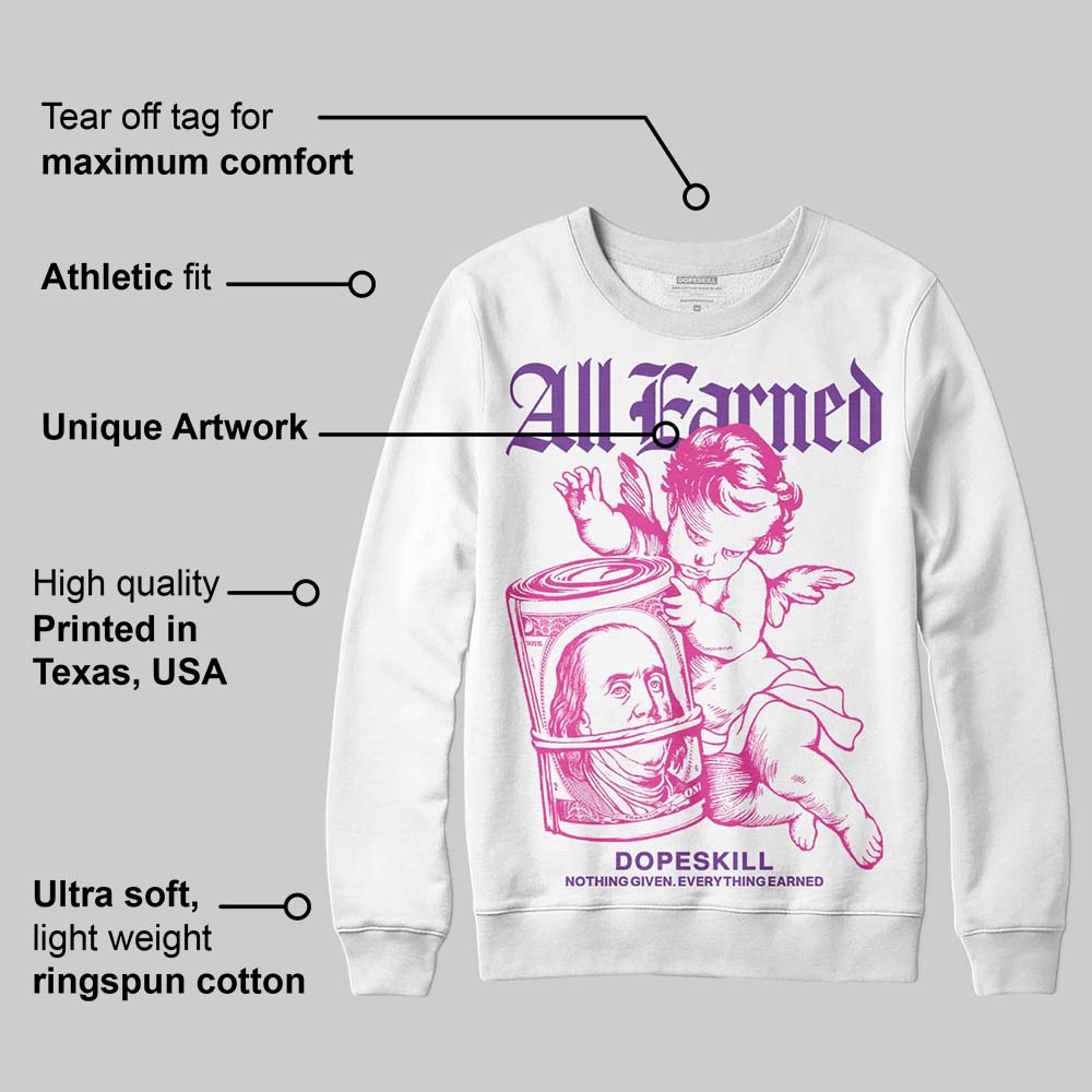 Pink Collection superstreetwear Sweatshirt All Earned Graphic