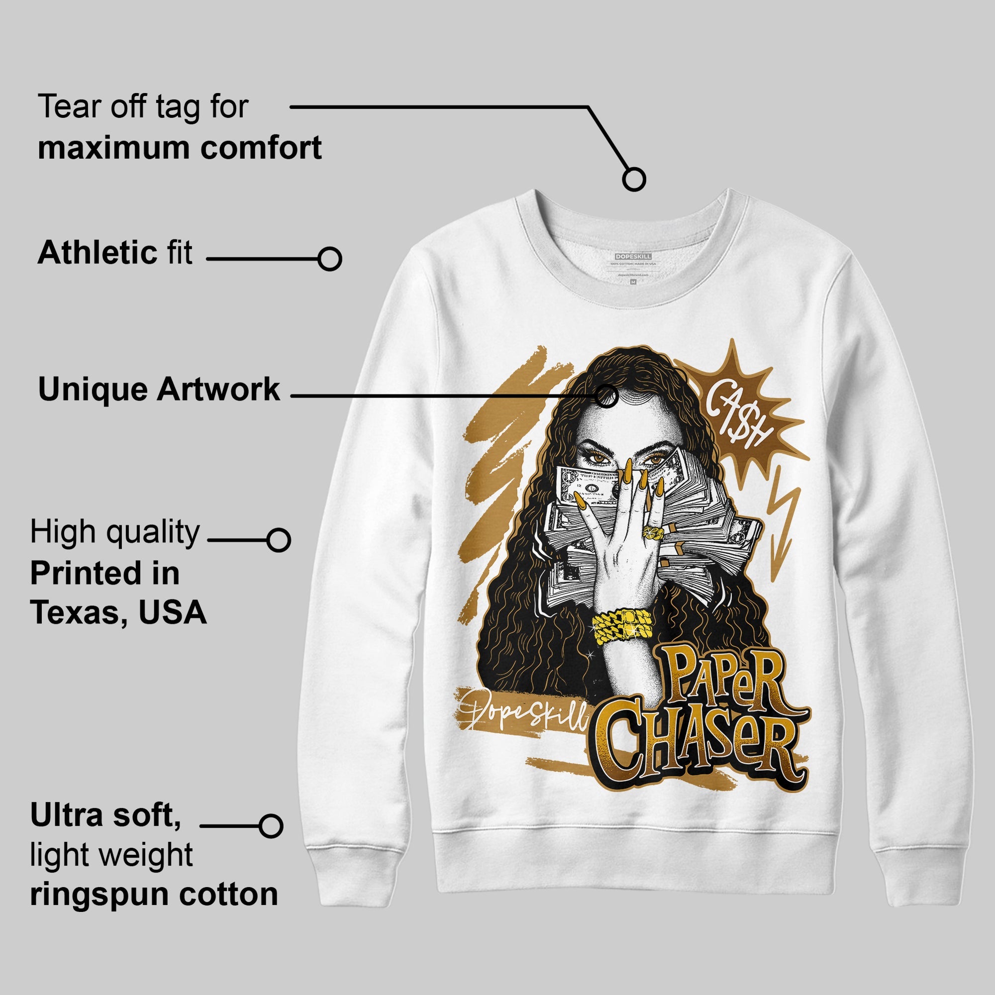 Wheat 13s superstreetwear Sweatshirt NPC Graphic