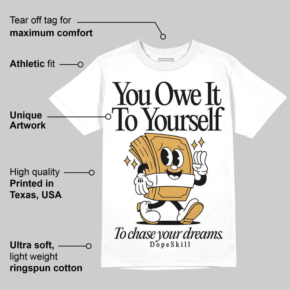 Gratitude 11s superstreetwear T-Shirt Owe It To Yourself Graphic