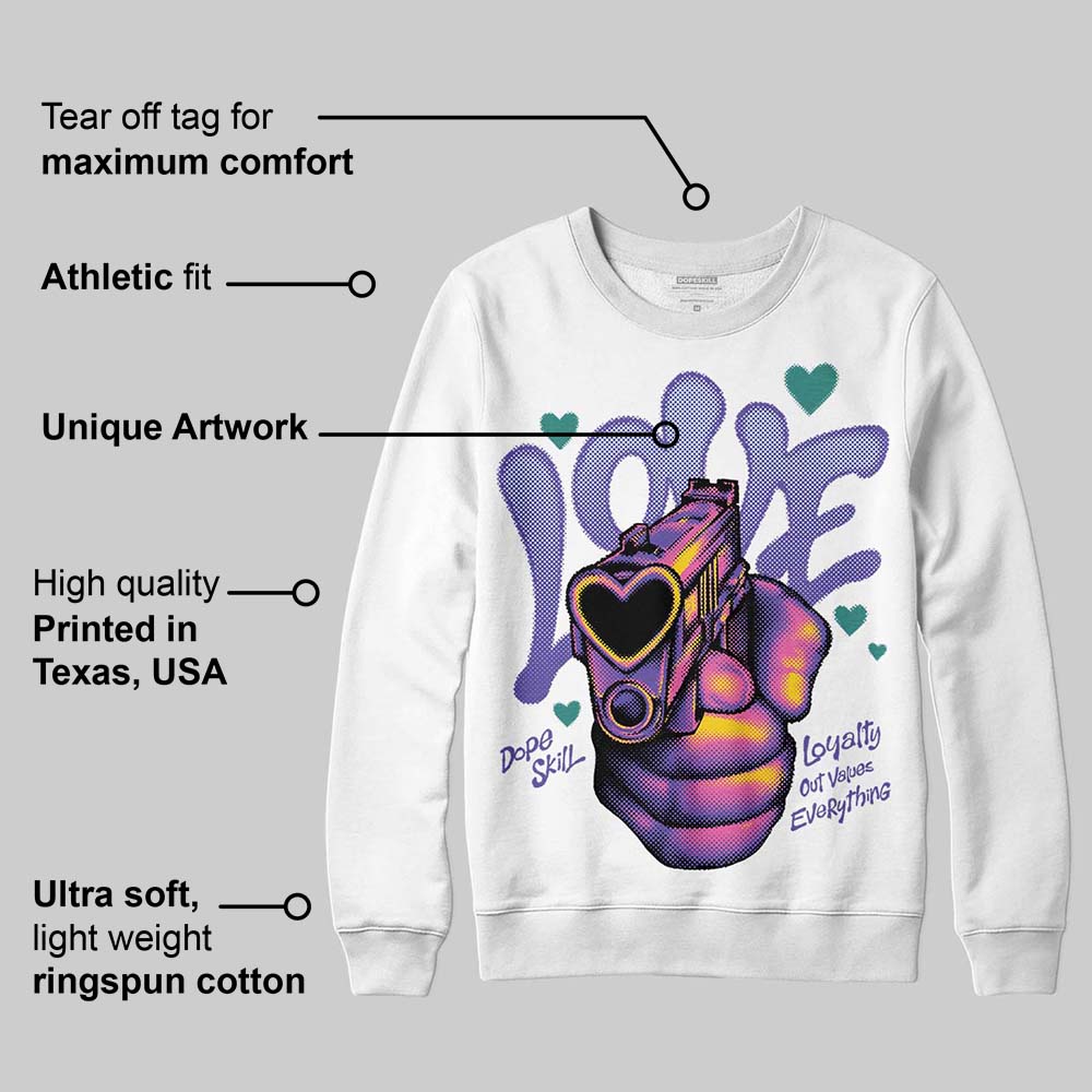 Grape 5s superstreetwear Sweatshirt Love Shot Graphic
