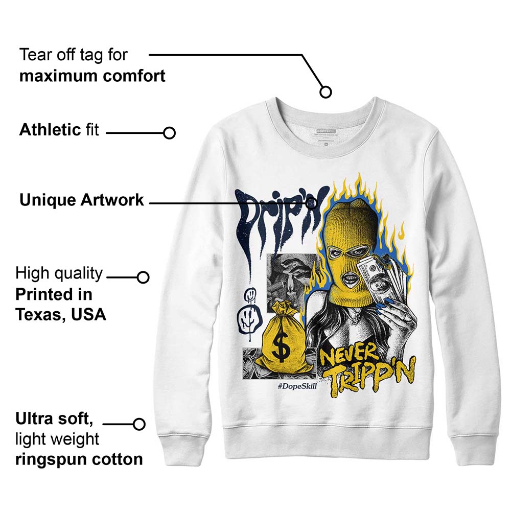 Michigan Dunks superstreetwear Sweatshirt Drip'n Never Tripp'n Graphic
