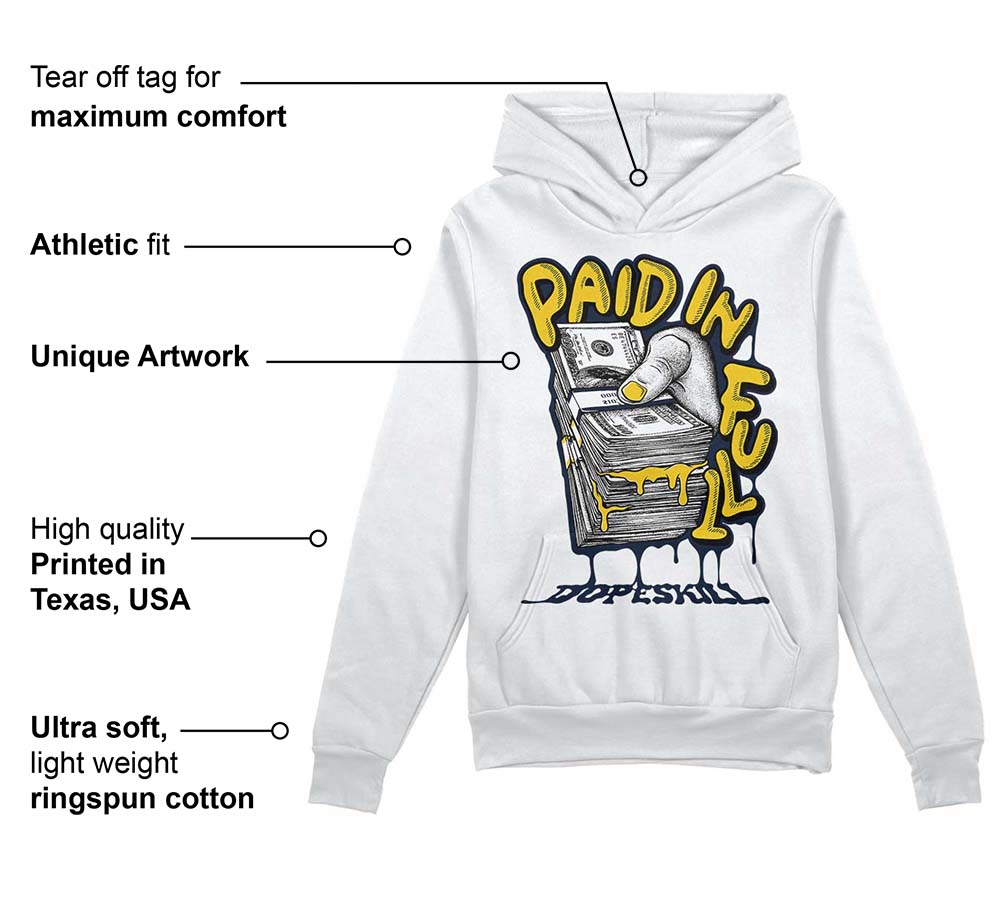Michigan Dunks superstreetwear Hoodie Sweatshirt Paid In Full Graphic